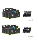 Geschikt AANBIEDING Canon pgi-525 en cli-526 serie 10X MET CHIP van Inktmedia