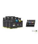 Geschikt Canon PGI-525BK Cli-526 serie MET CHIP complete set van Inktmedia