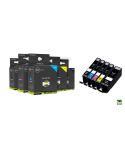 Geschikt Canon PGI-550BK XL Cli-551 XL serie MET CHIP complete set van Inktmedia