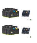 Geschikt AANBIEDING Canon pgi-5 en cli-8 serie10X MET CHIP van Inktmedia