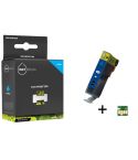 Geschikt Canon CLI-521C inktcartridge Cyaan MET CHIP van Inktmedia