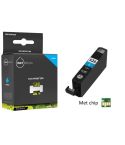 Geschikt Canon CLI-526C inktcartridge Cyaan MET CHIP van Inktmedia