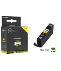 Geschikt Canon CLI-526Y inktcartridge Geel MET CHIP van Inktmedia