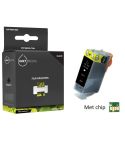 Geschikt Canon PGI-5BK  inktcartridge Zwart MET CHIP van Inktmedia 