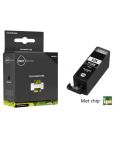 Geschikt Canon PGI-525BK inktcartridge Zwart MET CHIP van Inktmedia