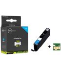 Geschikt Canon CLI-551C XL inktcartridge Cyaan MET CHIP van Inktmedia