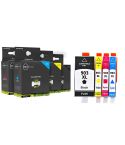 Geschikt HP 903XL L SET inktcartridges BK C M Y extra hoge capaciteit van Inktmedia
