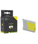 Geschikt Brother LC-970Y  inktcartridge Geel van Inktmedia