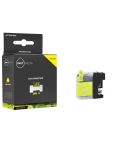 Geschikt Brother LC-125Y XL inktcartridge geel van Inktmedia
