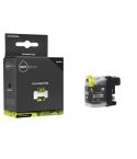 Geschikt Brother LC-127BK XL inktcartridge zwart van Inktmedia Met chip
