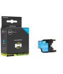 Geschikt Brother LC-1280CY inktcartridge cyaan van Inktmedia