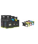Geschikt Brother LC-1240 set BK,CY, MA, YE  inktcartridge zwart cyaan magenta en geel van Inktmedia