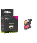 Geschikt Brother LC-12EM inktcartridge magenta met chip van Inktmedia