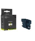Geschikt Brother LC-985BK  inktcartridge Zwart van Inktmedia