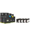Geschikt HP 932 / 933 multipack zwart/kleur 4 cartridges van Inktmedia