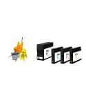 Geschikt hp-950xl-en-951xl serie reiniging cartridges SET MET CHIP van Inktmedia