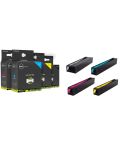 Geschikt HP 970XL & hp 971XL serie complete set van 4 cartridges van Inktmedia