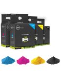 Toner poeder set BK CY MA YE universeel 4x 100 gram van inktmedia