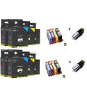 Geschikt HP 364XL AANBIEDING SET XL serie MET CHIP  10x  van Inktmedia