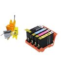 Geschikt Lexmark 150XL Set Reinigings cartridges van Inktmedia