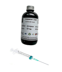 Geschikt HP navul inkt ZWART PIGMENT 100ml  van Inktmedia