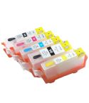 Geschikt Canon Pgi-520 & Cli-521 serie Navulbare cartridges  (met ARC chip) van Inktmedia 