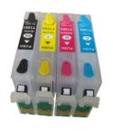 Geschikt Epson T1285 ( T1281 tot T1284 ) Navulbare cartridges (met ARC chip) van Inktmedia