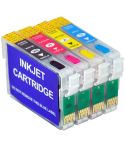 Geschikt Epson T18XL serie ( T1811 tot T1814) Navulbare cartridges  (met ARC chip) van Inktmedia