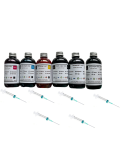 Geschikt Epson 114 Ecotank set 6X 100ml bk cy ma ye bkp en gr van Inktmedia