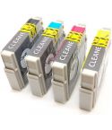 Geschikt Epson T1285 ( T1281 tot T1284 ) Reinigings cartridges van Inktmedia