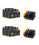 Geschikt Set Epson 29XL 4x T2991, 2x T2992, 2x T2993, en 2x T2994 inktcartridge BK CMY  hoge capaciteit van Inktmedia