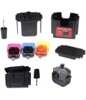 Inkt navulset refill kit geschikt HP 304XL (N9K08AE) zwart HP 304XL (N9K07AE)  kleur van Inktmedia